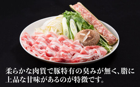 【全12回定期便】一貴山 豚しゃぶ セット糸島市 / いきさん牧場 /鍋 しゃぶしゃぶ 豚しゃぶ 肩ロース ロース つくね バラ 豚バラ[AGB009]