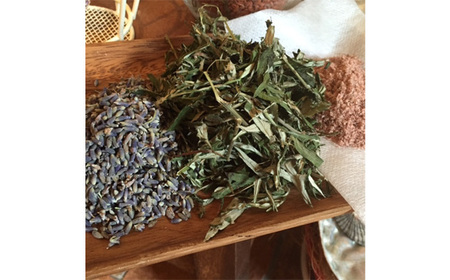 No.048 国産よもぎ使用＊よもじお＊お風呂用パック（ラベンダー）