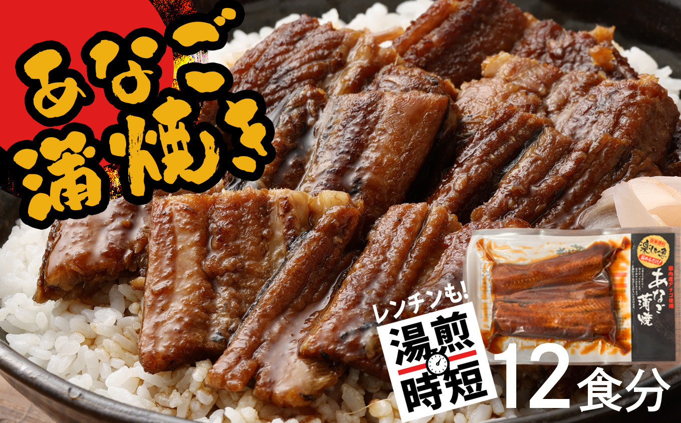 蒲焼き 穴子 (12食分) 冷凍 湯せん レンジでチン 時短 料理 12パック セット SH00005