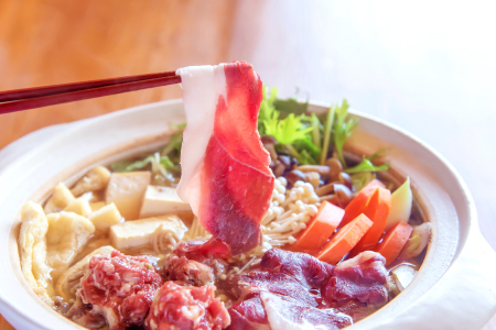 イノシシ鍋（山椒つくね入り） 約750g
