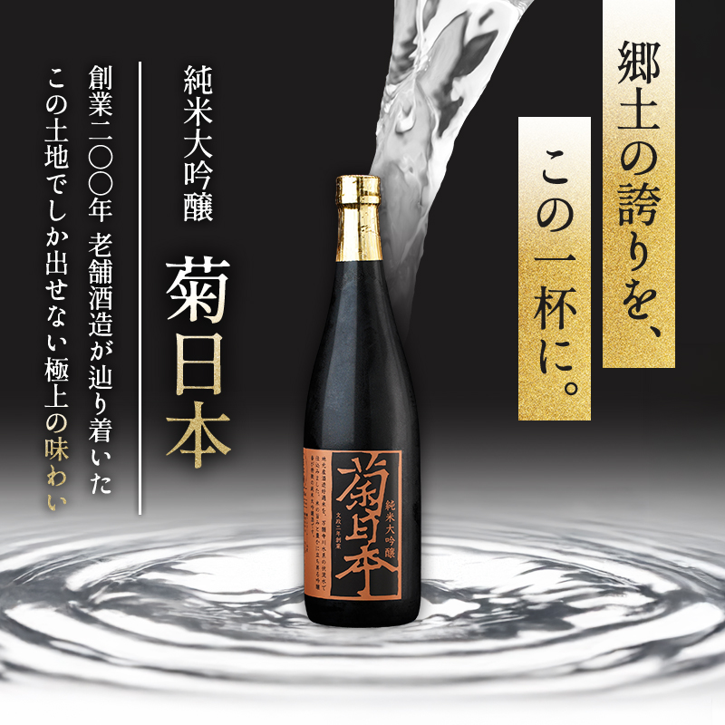 菊日本 純米大吟醸  2本セット 母の日 おすすめ ギフト プレゼント お祝い お酒 日本酒 純米大吟醸酒 