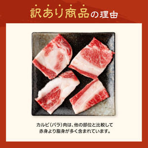 【令和7年11月発送】【訳あり】 宮崎牛カルビ焼肉＆塩だれ牛タン　計1,000g 【 肉 宮崎牛 カルビ 牛肉 牛たん たん 厚切り 塩ダレ 塩だれ タン 味付き BBQ 焼肉 焼き肉 焼くだけ おか