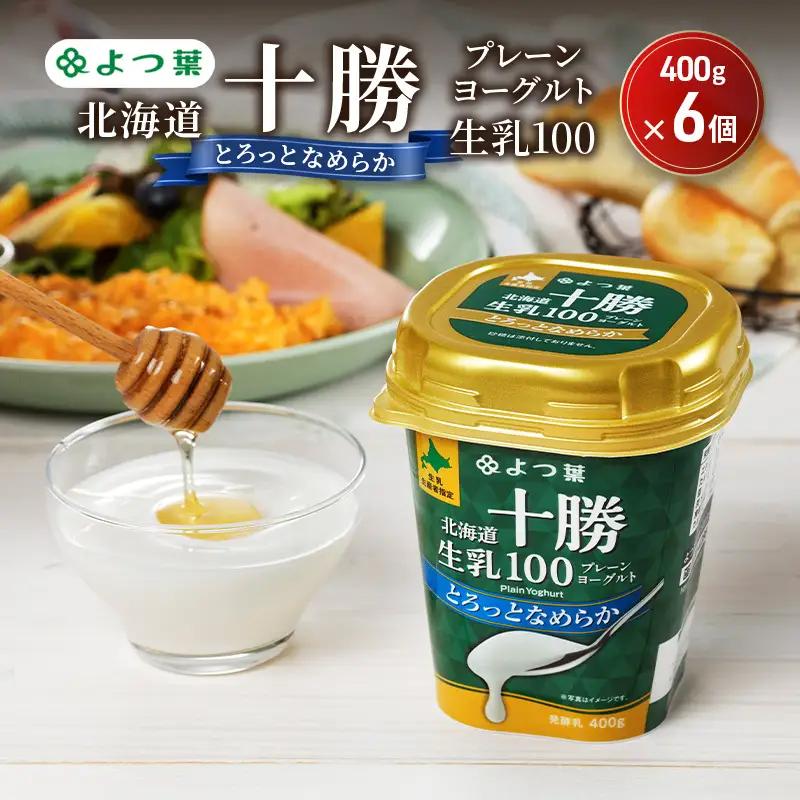 よつ葉ヨーグルト とろっとなめらか 2.4kg（400g×6個）ヨーグルト