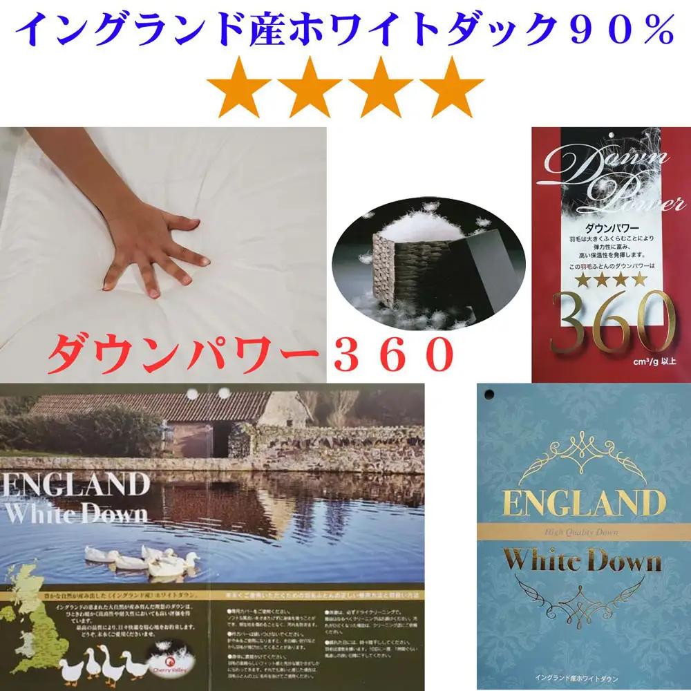 【羽毛肌布団】 ダブル ダウン９０％ 肌掛け布団 CK082
