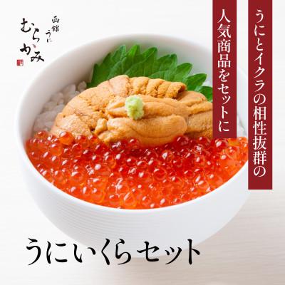 ふるさと納税 北斗市 「うにむらかみ」うに屋のうに・いくらセット