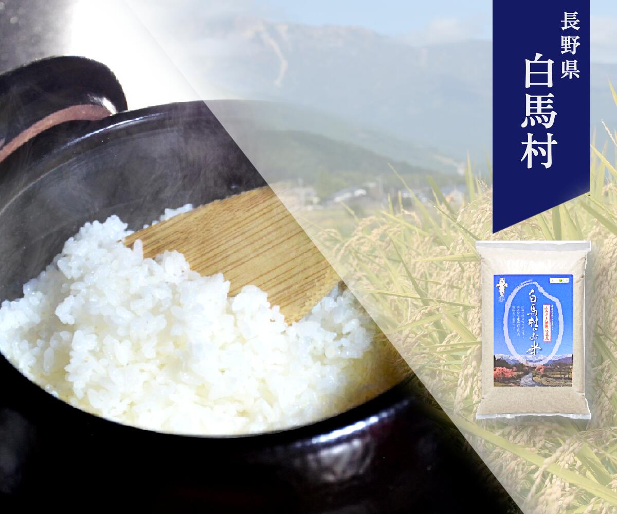 【ふるさと納税】【選べる！精米5kg・8kg・10kg】新米先行予約！長野県白馬村産ミルキークイーン　令和7年産　2025年産　新米　精米後出荷　白米　コメ　冷めてもおいしい　お弁当にもおすすめ　※2025年10月より発送開始