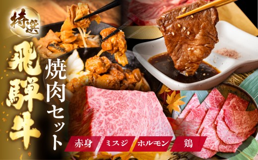 岐阜県 郡上市 ご当地セット盛り合わせ 飛騨牛 いちぼ みすじ ホルモン けいちゃん / 食品 精肉 肉加工品 牛肉 その他 飛騨牛 希少部位 焼き肉 BBQ イチボ ミスジ  ギフト 贈答 牛肉 タレ付き 肉 国産 焼肉 やきにく 食べ比べ 牛肉 セット 和牛 国産牛 惣菜 焼くだけ 温めるだけ