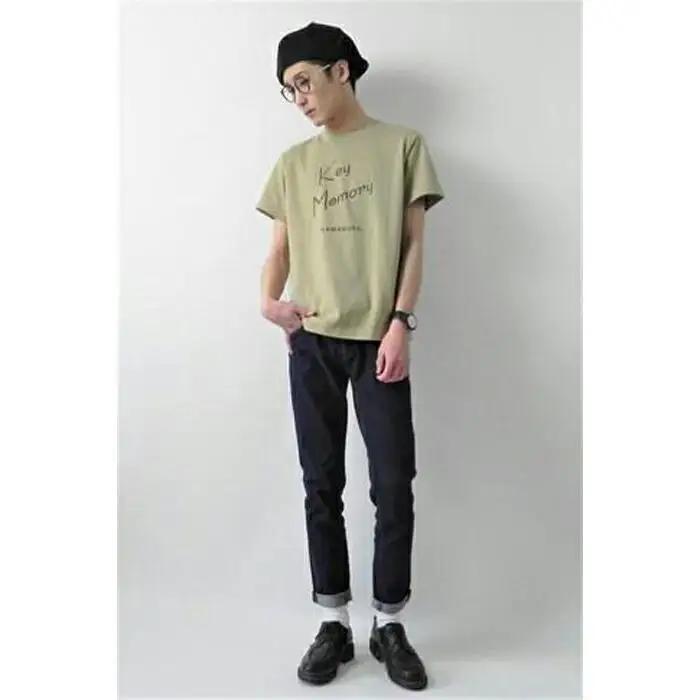 【1サイズ】KEYMEMORY かまくらロゴＴシャツ　BEIGE