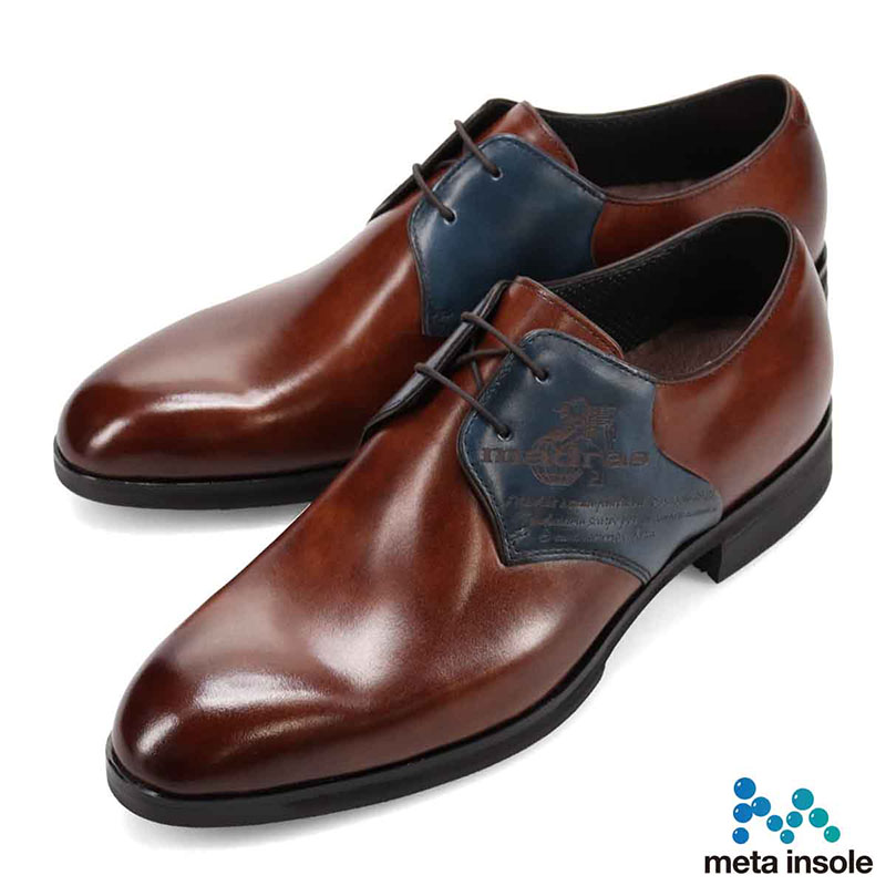 madras(マドラス) 紳士靴 meta insole搭載 M523MT (カラー：ダークブラウン/ネイビー、サイズ：25.0cm)