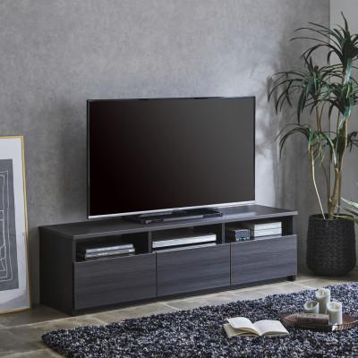 ふるさと納税 大川市 テレビボード　150cm幅　リノア　ダークブラウン木目