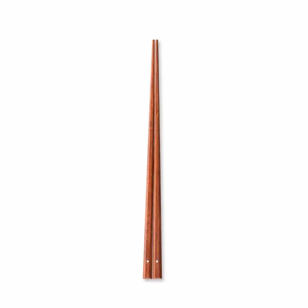 特上 八角箸 百年 紫檀 220mm 高級 箸 贈答用 無塗 燕三条  [マルナオ]