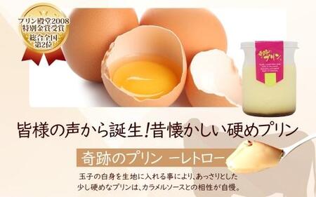 旭山 奇跡のプリン レトロ 90 g 6 個【 北海道 スノークリスタル プリン プレーン 濃厚 低温殺菌 生乳 乳 スイーツ デザート おやつ お菓子 カップ プレゼント ギフト 送料無料 旭川市 