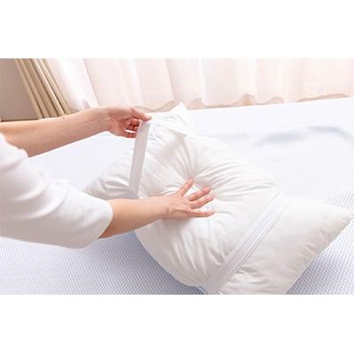 ふるさと納税 富士吉田市 冷感まくらパッド 50×36 日本製 枕カバー 枕パッド ピロケース 【甲州羽毛ふとん】洗えます |  | 02