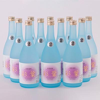 ふるさと納税 人吉市 球磨焼酎　彩葉720ml12本セット