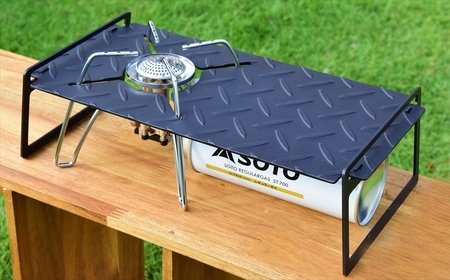 SOTOレギュレーターストーブ用五徳テーブル 『Go to Nine』縞 ST-310・ST-330 キャンプ・アウトドア用品 [F331]