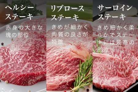ステーキ ギフトセット 「びえい 和牛 」 ファームズ千代田 | ステーキ 北海道 [035-18]