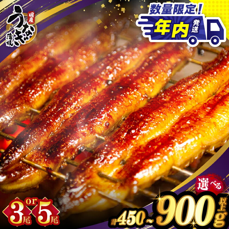 【ふるさと納税】【年内発送】【数量・期間限定 特別規格】≪内容量・発送時期が選べる≫ うなぎ 蒲焼 3尾 or 5尾 定期便 丑の日 国産 宮崎 うな重 うなぎ長焼 ひつまぶし 冬うなぎ 小分け 個包装 真空パック 人気 鰻楽 ギフト 贈り物 お歳暮 リピーター続出 都農町 送料無料