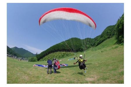リユース中級ミニパラグライダー 1機 〈丹波市産〉 パラグライダー 練習用