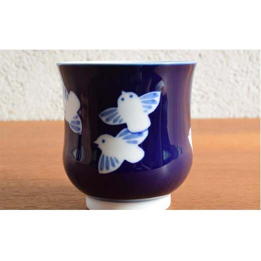 深川製磁 有田焼 ふくら雀 飯碗・湯呑セット A70-134_イメージ4