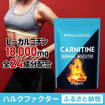 ふるさと納税 名古屋市 ハルクファクター カルニチン 18000mg サプリ 90粒 HMB BCAA マルチビタミン