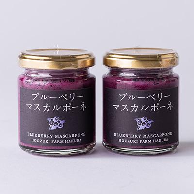ふるさと納税 白馬村 ブルーベリーマスカルポーネセット 110g×2本 |  | 01