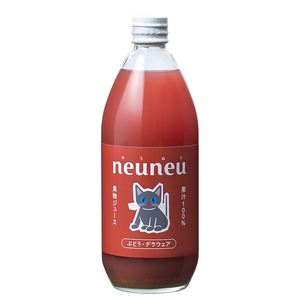 neuneu（ねうねう）デラウェア果汁１００％ジュース　６００ｍｌ　0164-2504