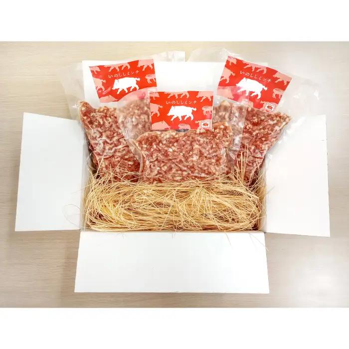 イノシシ肉のミンチ 1.2kg（400g×3パック）【肉 猪肉 いのしし肉 イノシシ肉 ジビエ ジビエ肉 ひき肉 ミンチ肉 天然 野生】