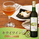 【ふるさと納税】キウイワイン2本セット 中辛タイプ フルーツワイン アルコール度数低め 飲みやすい