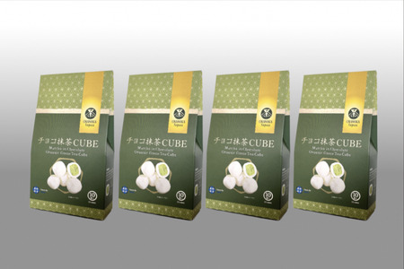 チョコ抹茶CUBE(10個入り×4箱)　〈宇治抹茶 スイーツ