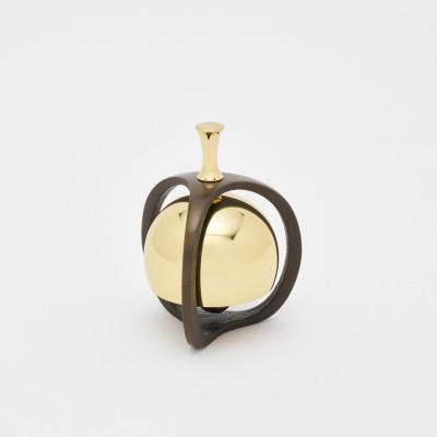 ふるさと納税 高岡市 【高岡銅器】みつわりん　ゴールド