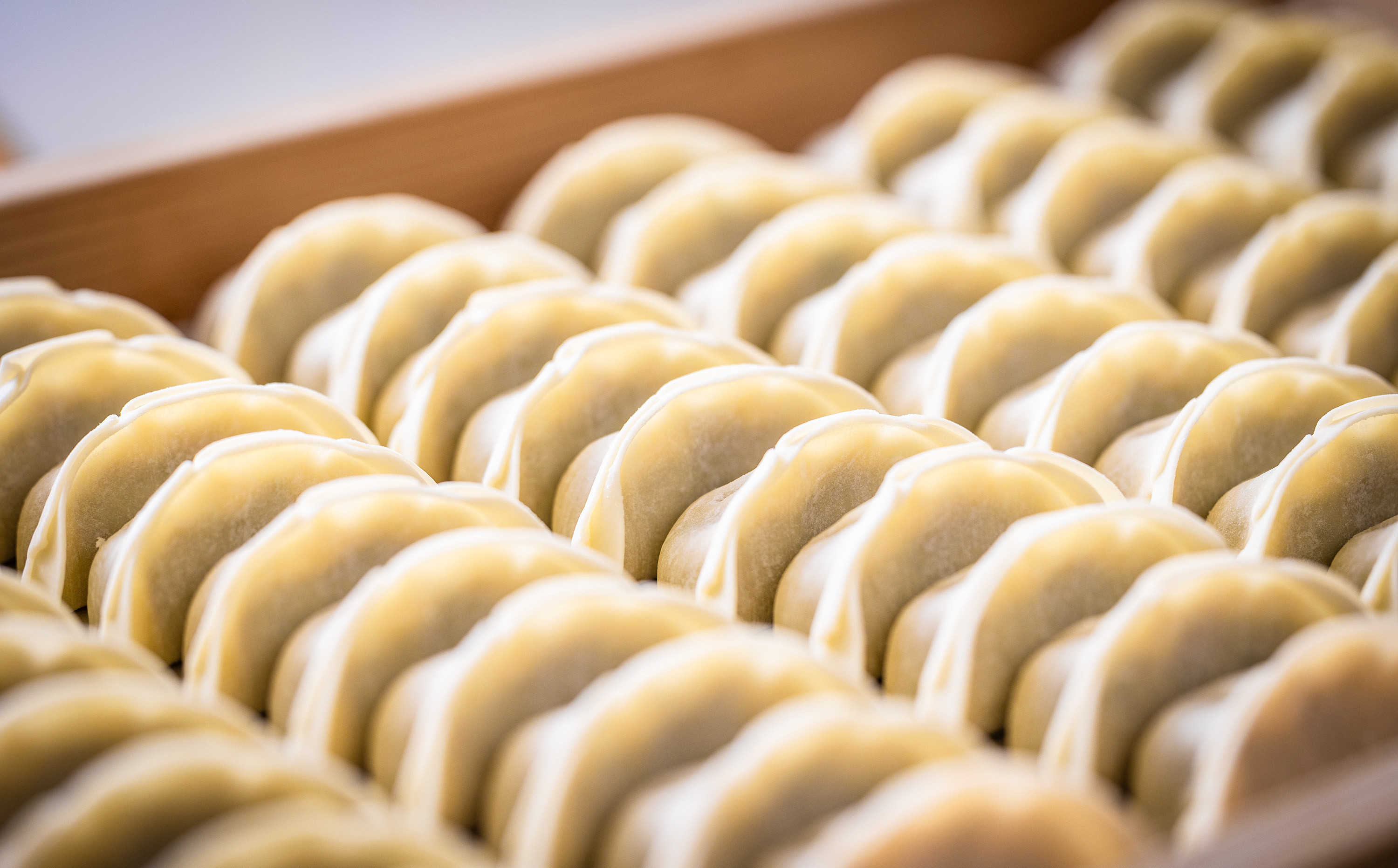 ＜定期便＞ミシュラン掲載の餃子専門店「新味覚」の餃子。上質な小麦でつくる皮の絶妙の薄さ、食材の産地と鮮度にこだわった餡。その人気には理由がある。 特製冷凍生餃子 2箱セット【６回発送】