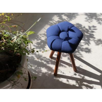 ふるさと納税 大川市 monaca stool:kikyo【ネイビー/ウォールナット/高さ30cm】 |  | 01