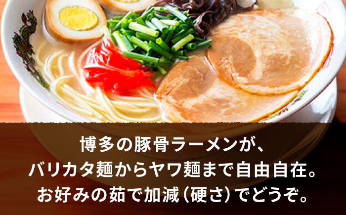 【全3回定期便】博多ラーメン 20食セット（福岡名物豚骨ラーメン）本格派こだわり 半生めん《豊前市》【株式会社マル五】 [VCL036]