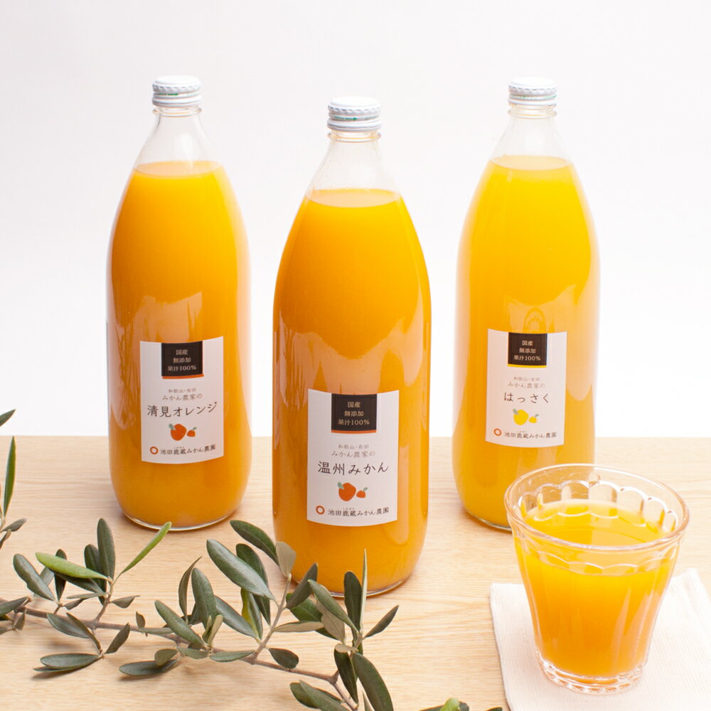 【ふるさと納税】 無添加・有田のジュース詰合せ720ml×3本・3種