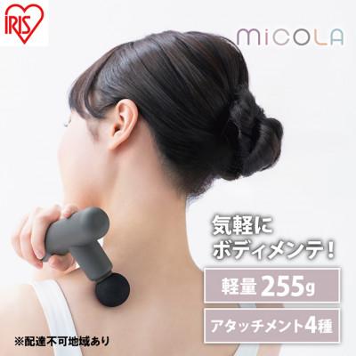 ふるさと納税 大河原町 ハンディガン 軽量 MiCOLA　ビューティーケアガンダークグレー ポーチ付[53752477]