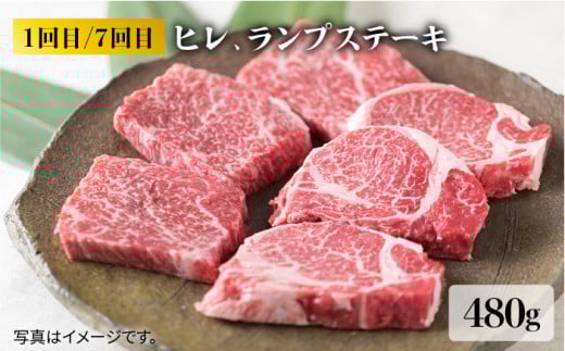 【全12回定期便】 糸島 黒毛和牛 食べ比べ セット 2人前 約 6 kg【月1回】 《糸島》 【糸島ミートデリ工房】 [ACA111] 定期便 肉 ランプ シャトーブリアン サーロイン ランキング 