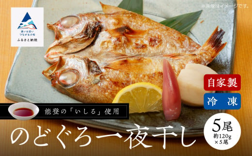 
【日本海の高級魚】のど黒一夜干し詰合せ 120g×5尾
