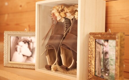 未来に残せるAnniversary shoes(カラー：アプリコット)【014-005-1】