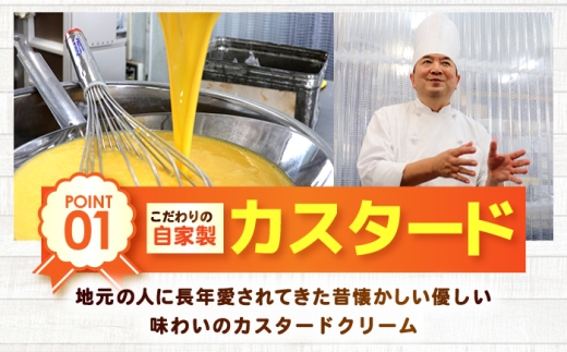 【6回定期便】シュークリーム ダブルクリーム ラップシュー 6個入り / 洋菓子 お菓子 スイーツ 個包装 【配送不可地域：北海道、北東北（秋田、青森、岩手）、九州、沖縄、離島】 小浜市 / 志保重 
