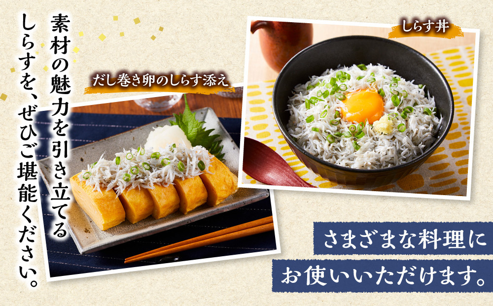 ＼注文数急上昇／釜揚げしらす 2kg(500×4パック) しらす職人厳選 ふっくら&ぷりぷり