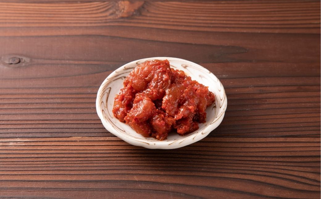 おつまみ海鮮キムチ (甘エビ) 4袋 海老 えび 惣菜 おかず 石川県 小松市 【カネナカ食品工業】