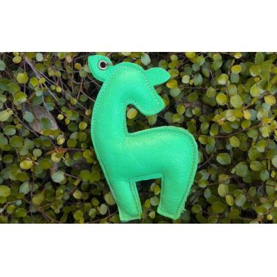 ふるさと納税 宍粟市 鹿革コレクション【翠】マスコットチャームAN18 |  | 01