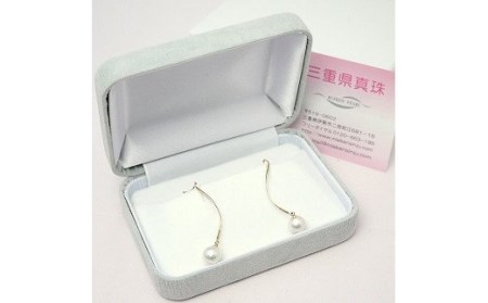301　アコヤ真珠7.5mmピアス(K18)パール 宝石 アクセサリー ジュエリー 伊勢志摩 伊勢市 結婚式 入学式 ギフト 贈り物 フォーマル プレゼント 誕生日 本真珠 金