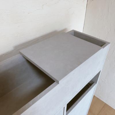 ふるさと納税 入間市 【完成品お届け】シャンプーキャビネット　コンクリート調　サイズオーダー  na296 |  | 02