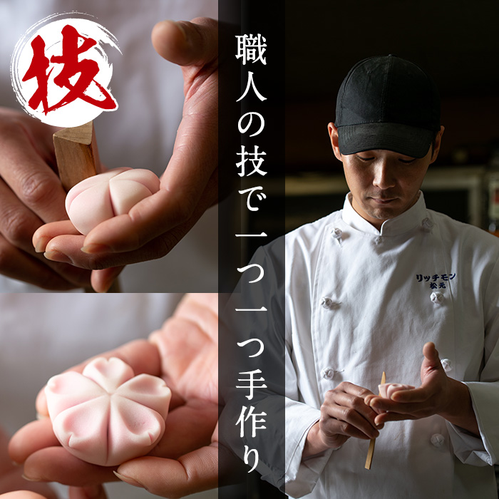 i537 ＜4回定期便＞季節の上生菓子セット(10個×4回・計40個) お菓子 和菓子 生菓子 定期便 四季 ギフト 贈り物 和スイーツ お祝い 個包装 冷凍 【リッチモン松元】