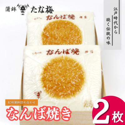 ふるさと納税 田辺市 なんば焼2枚箱入り 紀州田辺の伝統蒲鉾【tnu004-2】