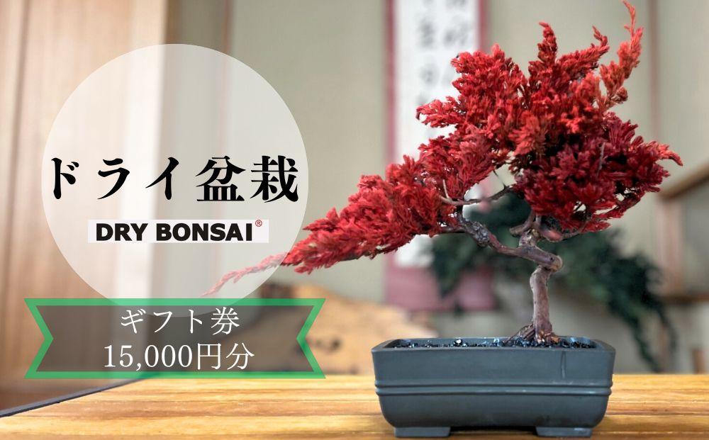 【ドライ盆栽】ギフト券 15,000円分（ワークショップ・作品お求めに使用可能）