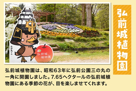 3施設共通通年券と博物館招待券 弘前城（本丸・北の郭）・弘前城植物園・藤田記念庭園 【チケット 入場券 優待券】