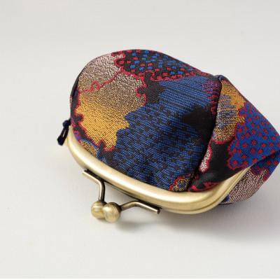 ふるさと納税 与謝野町 2.5寸ボストンがま口　小紋柄(黒) |  | 02