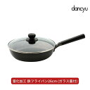 【ふるさと納税】dancyu(ダンチュウ) 窒化加工 鉄フライパン26cm (ガラス蓋付) キッチン用品 燕三条製 新生活 一人暮らし 【025S036】